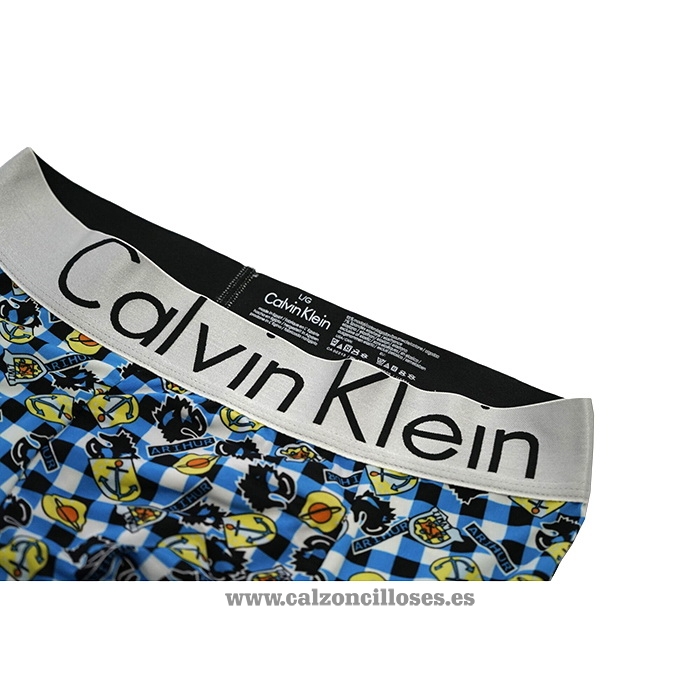 Boxer Calvin Klein Hombre 365 Prints Colors Azul2